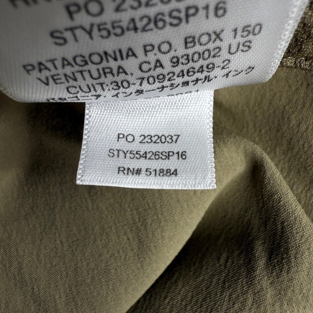 Patagonia Pants Womens Size 10 Beige Tribune Cargo Nylon Gorpcore - Picture 12 of 14